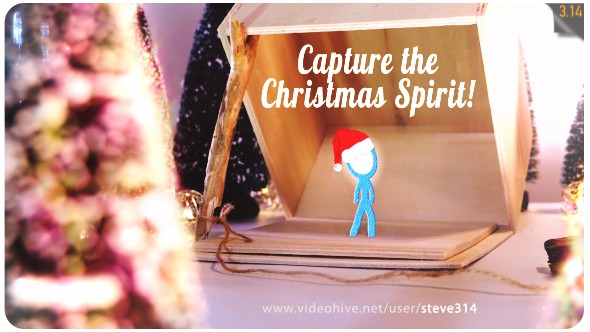 Capture the Christmas Spirit | Christmas Card Animation  Videohive