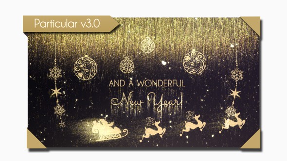 VIDEOHIVE GOLDEN CHRISTMAS WISHES
