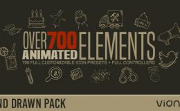 VIDEOHIVE HAND DRAWN ELEMENTS PACK