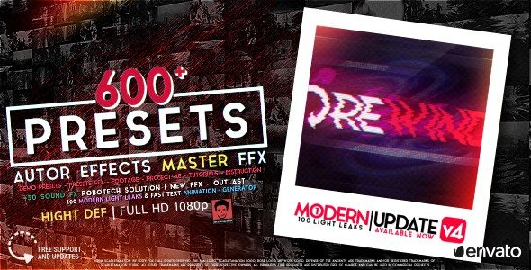 VIDEOHIVE AUTHOR EFFECTS MASTER FFX