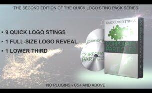 VIDEOHIVE QUICK LOGO STING PACK 02: CORPORATE PARTICLES