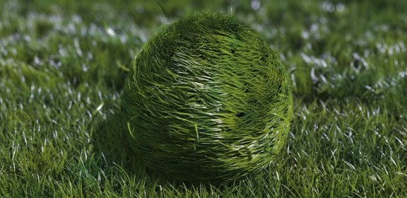 Bouncy Grass Ball Logo Reveal Videohive