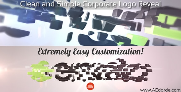 VIDEOHIVE CLEAN AND SIMPLE CORPORATE LOGO REVEAL