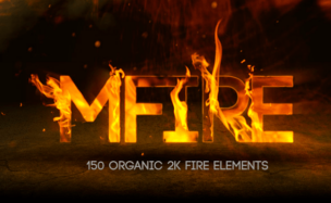 MOTIONVFX: MFIRE – 150 ORGANIC 2K FIRE ELEMENTS