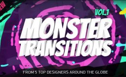 Monster Transitions 21652717 Videohive - After Effects Presets