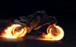 VIDEOHIVE MOTORCYCLE FIRE REVEAL