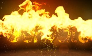 VIDEOHIVE FIRE LOGO REVEAL 4663555