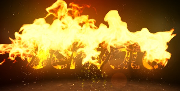 VIDEOHIVE FIRE LOGO REVEAL 4663555