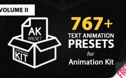 VIDEOHIVE TEXT PRESET VOLUME II FOR ANIMATION KIT