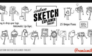 VIDEOHIVE CARTOON SKETCH EXPLAINER TOOLKIT