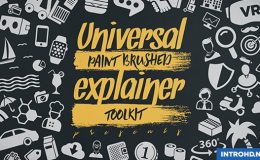 VIDEOHIVE UNIVERSAL PAINT BRUSHED EXPLAINER TOOLKIT