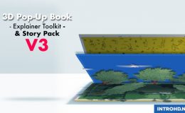 3D Pop-Up Book Toolkit featuring Mister Cake | Toolkit & Story Construction Set Videohive