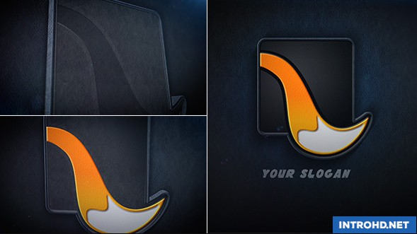 VIDEOHIVE LEATHER LOGO REVEAL