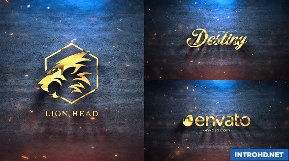 VIDEOHIVE SILVER & GOLD LOGO REVEAL 21422987