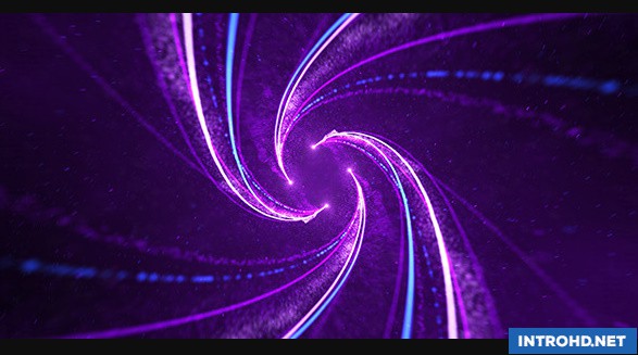 VIDEOHIVE PARTICLE SPIRAL LOGO