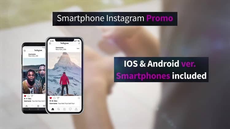 Smartphone Instagram Promo – Premiere Pro Templates