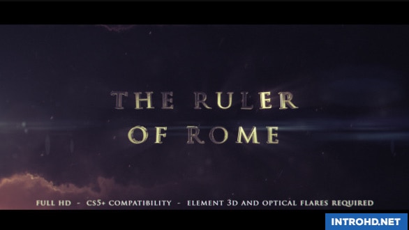 VIDEOHIVE THE RULER OF ROME – CINEMATIC TRAILER