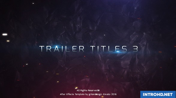 VIDEOHIVE TRAILER TITLES 3