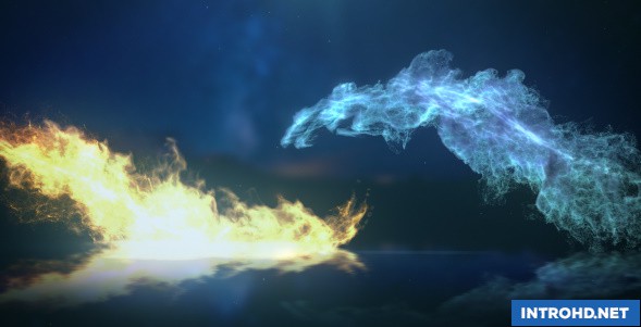 VIDEOHIVE ICE AND FIRE LOGO