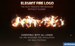 VIDEOHIVE ELEGANT FIRE LOGO (NO PLUGIN)