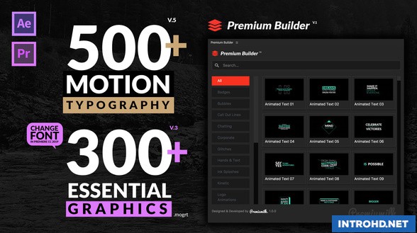 Videohive Motion Typography v5 [Last Update 4 February 19]