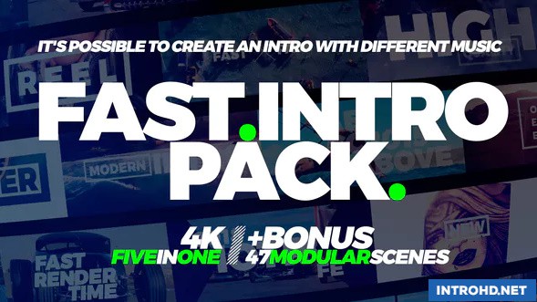 VIDEOHIVE FAST INTRO PACK 5IN1
