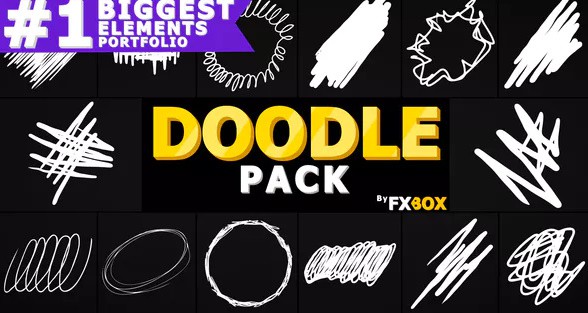 VIDEOHIVE SCRIBBLE ELEMENTS