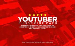 VIDEOHIVE YOUTUBER SUBSCRIBE PACK