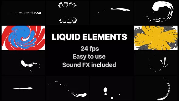 VIDEOHIVE LIQUID ELEMENTS AND TRANSITIONS