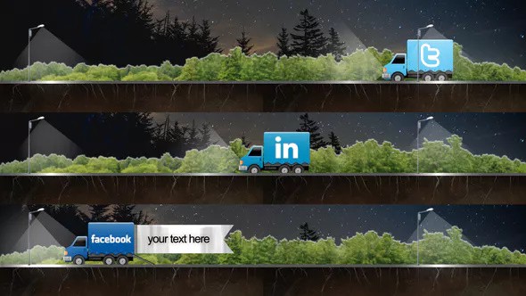 VIDEOHIVE SOCIAL TRUCK LOWER THIRD