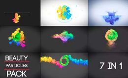 VIDEOHIVE BEAUTY PARTICLES LOGO PACK