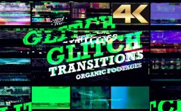 VIDEOHIVE GLITCH TRANSITION 4K - MOTION GRAPHIC