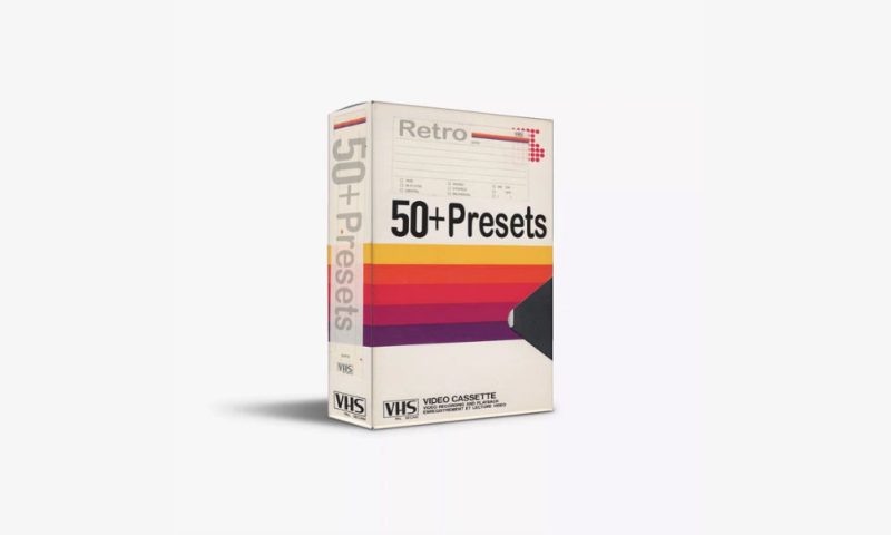 50+ VHS PRESETS PACK – 640STUDIO