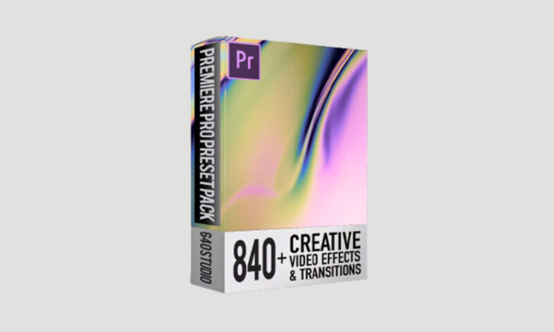 840 TRANSITIONS PACK FOR PREMIERE PRO – 640STUDIO