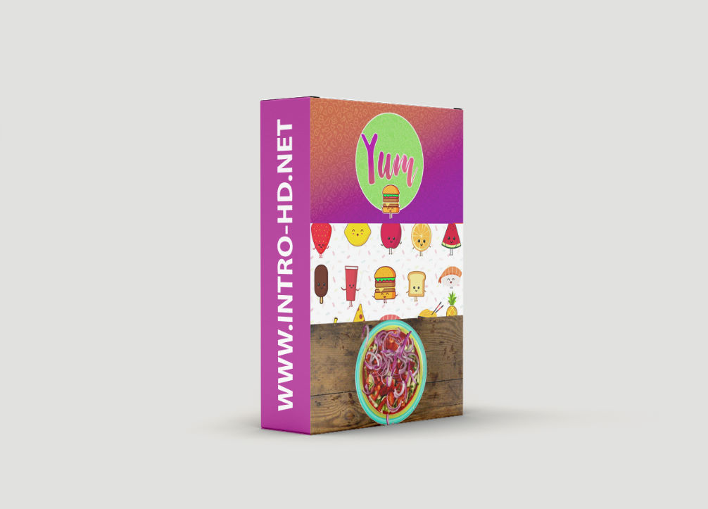 YUM - 100+ ASSETS FOR FOOD VIDEOS - MOTION GRAPHIC preview