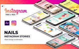 VIDEOHIVE NAILS INSTAGRAM STORIES