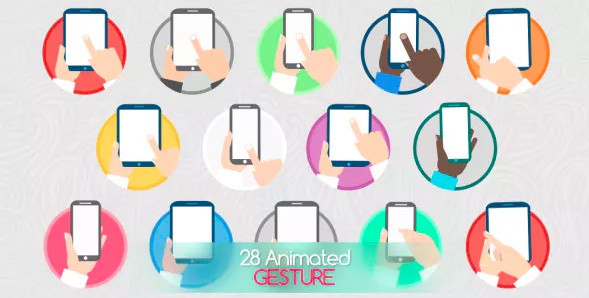 VIDEOHIVE ANIMATED GESTURE ICONS