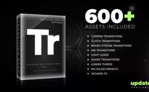 VIDEOHIVE 600+ PACK: TRANSITIONS, LIGHT LEAKS, COLOR PRESETS, SOUND FX