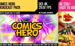 VIDEOHIVE COMICS HERO (BROADCAST PACK)