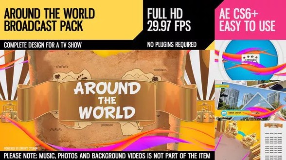 Around The World (Broadcast Pack) – Videohive