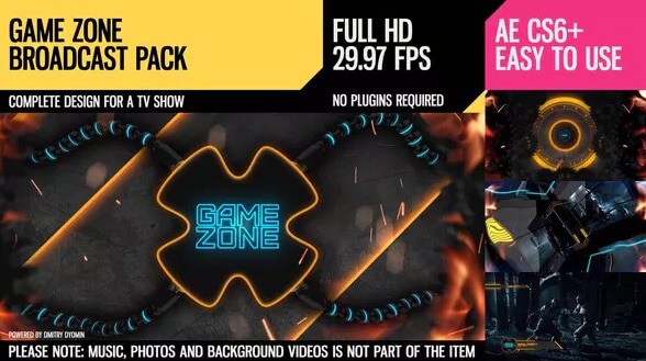 VIDEOHIVE GAME ZONE (BROADCAST PACK)