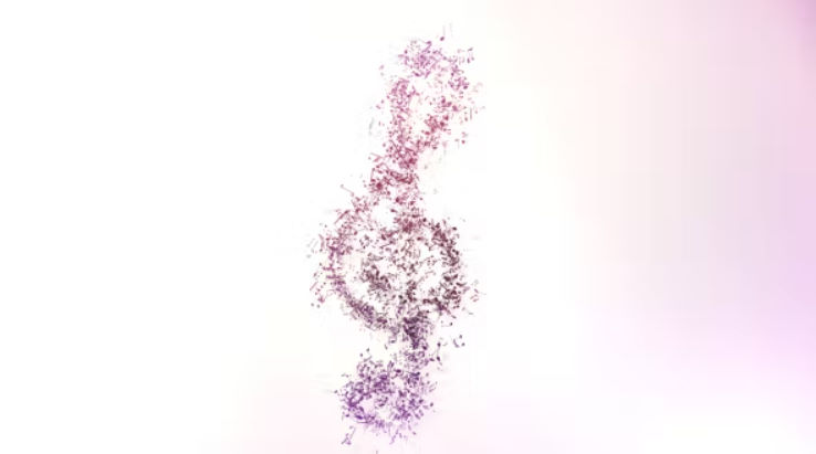 VIDEOHIVE MUSICAL NOTATION LOGO REVEAL II