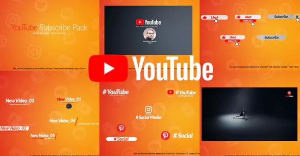 VIDEOHIVE YOUTUBE SUBSCRIBE PACK