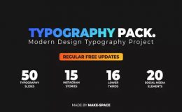 VIDEOHIVE TYPOGRAPHY DESIGN PACK