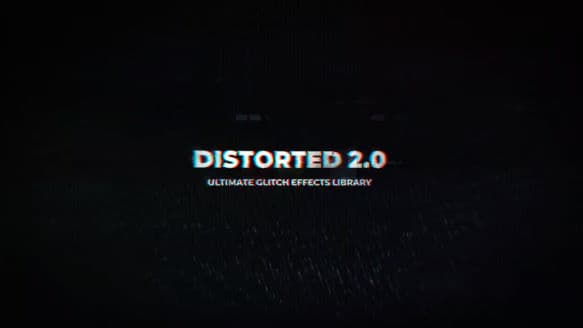 VIDEOHIVE DISTORTED – ULTIMATE GLITCH EFFECTS LIBRARY