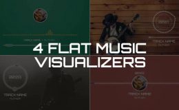 Flat Music Visualizers - (Motion Array)