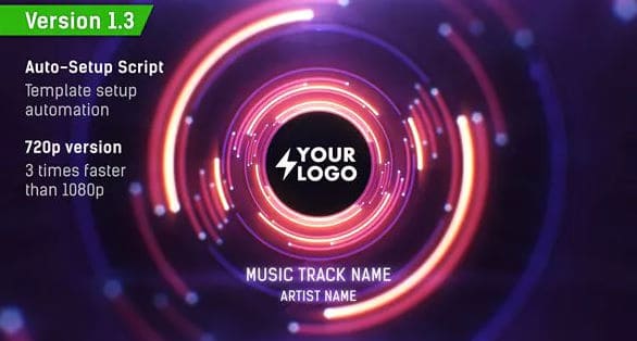 Audio React Tunnel Music Visualizer v1.3 Videohive