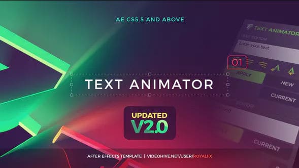 Text Animator 01: Creative Modern Titles v2