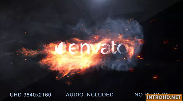 VIDEOHIVE FLAME LOGO REVEAL