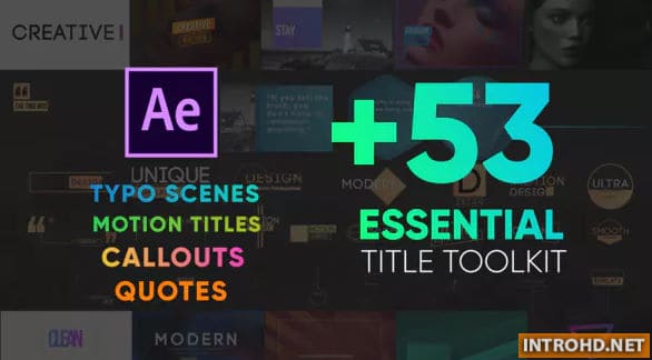 Videohive Essential Titles Toolkit 24218793